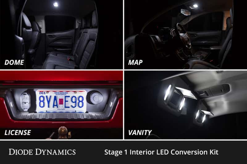 Diode Dynamics — Diode Dynamics 98-06 Chevrolet Silverado Interior LED Kit Cool White Stage 1 - view 4