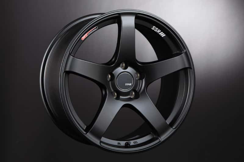 SSR — SSR GTV01 18x8.5 5x114.3 40mm Offset Flat Black Wheel 05-07 STI / 11+ tC - view 2
