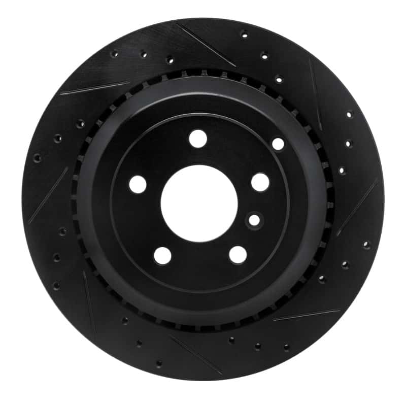 R1 Concepts — R1 06-12 Mercedes-Benz GL350 Rear Right Drilled & Slotted Black Brake Rotor
R1 Brake Rotor Drill - view 1