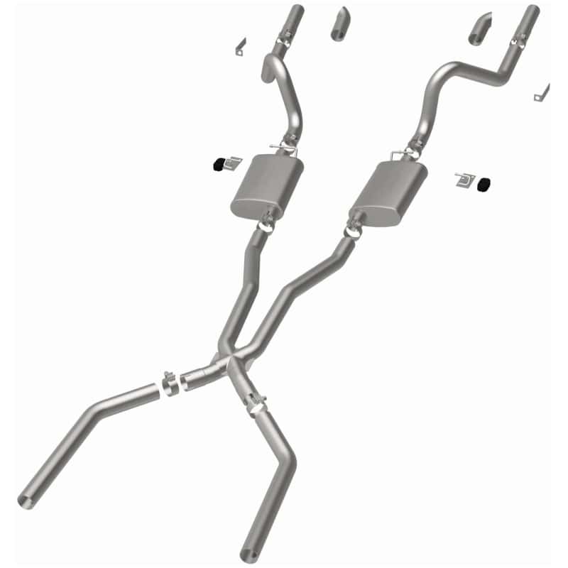 Magnaflow — MagnaFlow SYS C/B 67-70 Mustang 2.50inch w/Tru-X
Crossmember-Back
Cat-Back - view 5