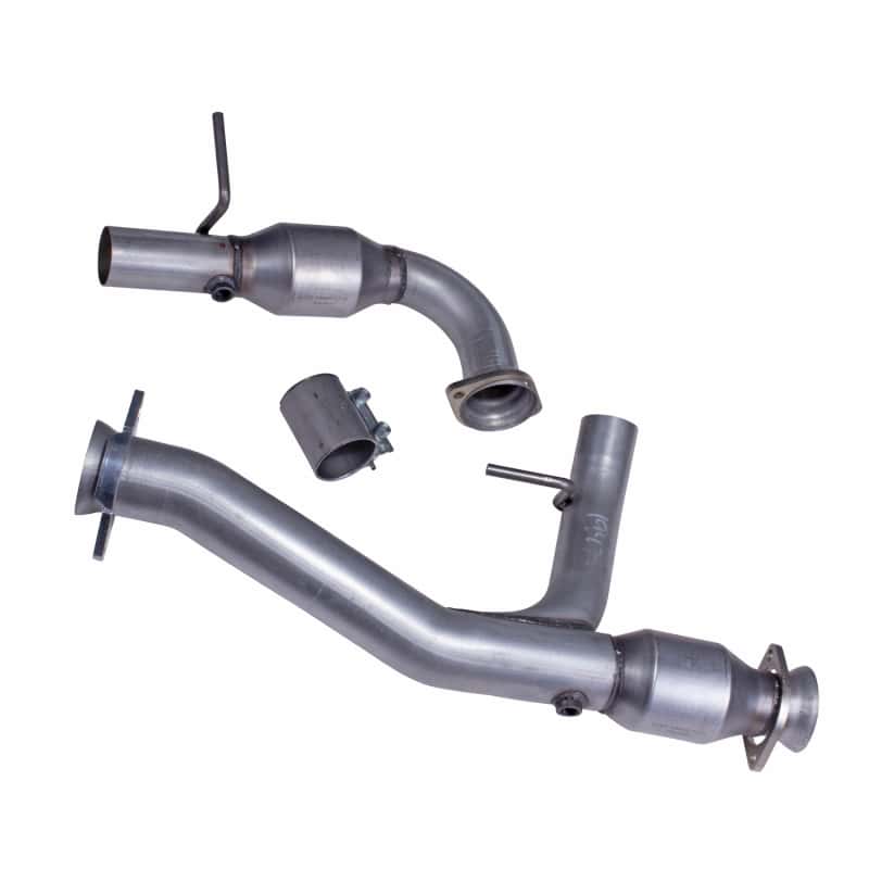 BBK — BBK 11-14 Ford F-150 Coyote 5.0 3in Short Exhaust Mid Y-Pipe w/ Catalytic Converters (For 1947)
Short Mid Pipes
Exhaust Pipe - view 2