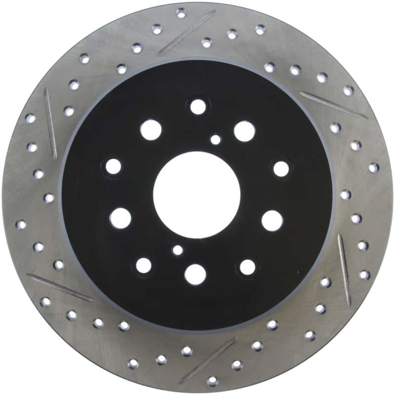 Stoptech — StopTech 00-05 Lexus IS300 / 02-09 Lexus SC430 / 98-05 GS300/GS350/GS400/GS430/GS450H SportStop Slo
Slot/Drill Rotor - view 1