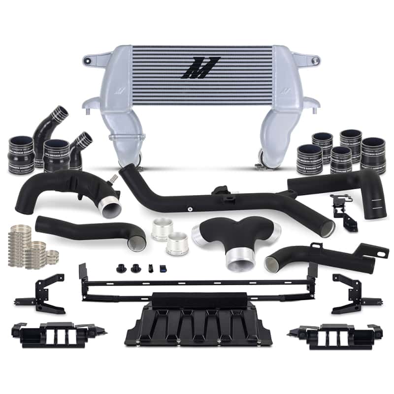 Mishimoto — Mishimoto 21+ Ford Bronco 2.7L High Mount INT Kit BK Pipes SL Core
Intercooler Kit - view 1