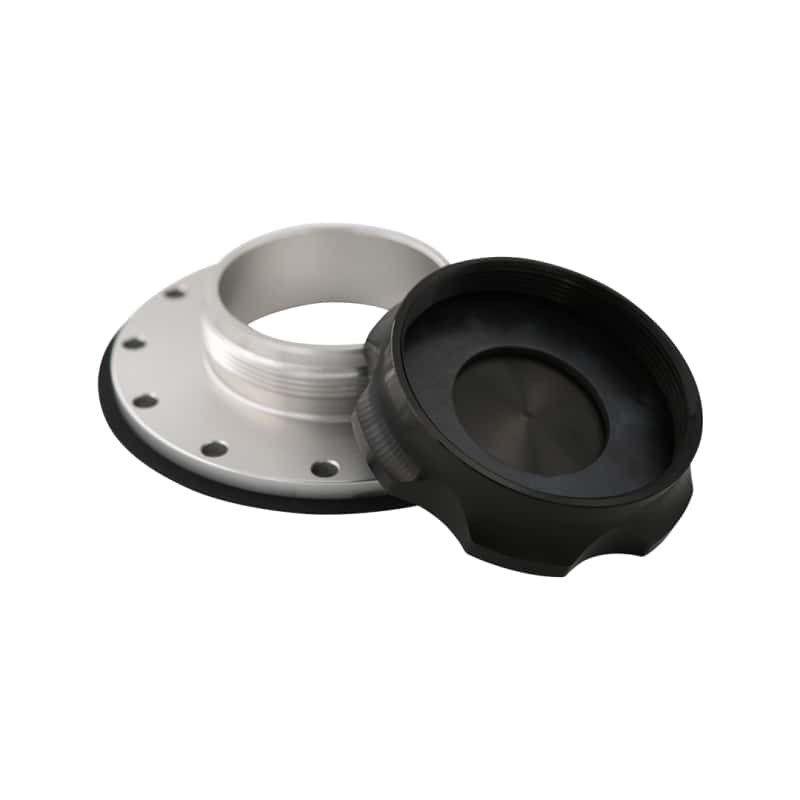 Aeromotive — Aeromotive Fill Cap - Screw-On - 3in - Flanged - 6-Bolt - Black
Fuel Tank Cap - view 3