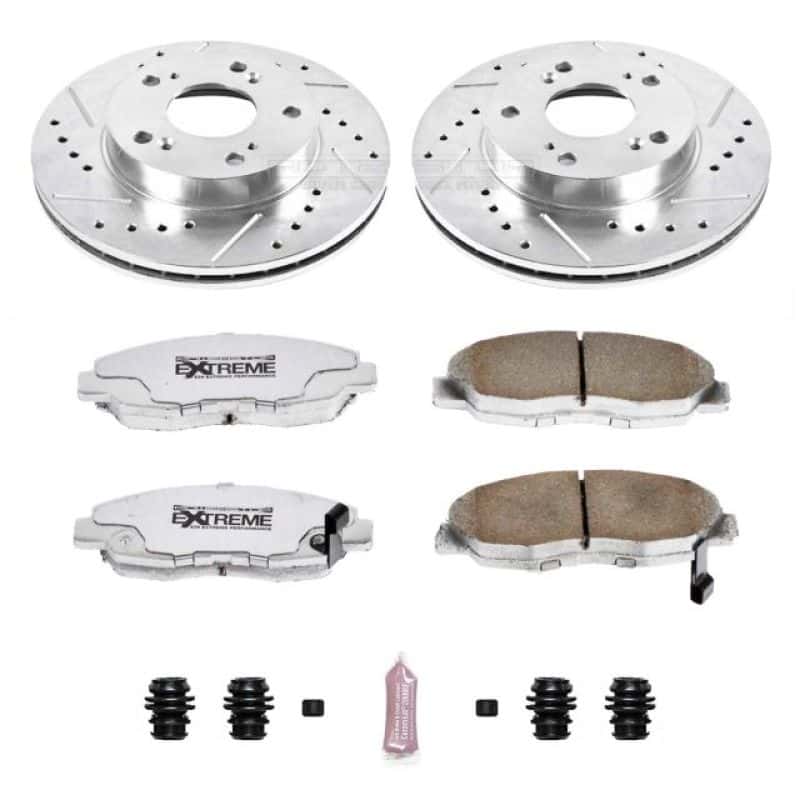 PowerStop — Power Stop 06-11 Honda Civic Front Z26 Street Warrior Brake Kit - view 1