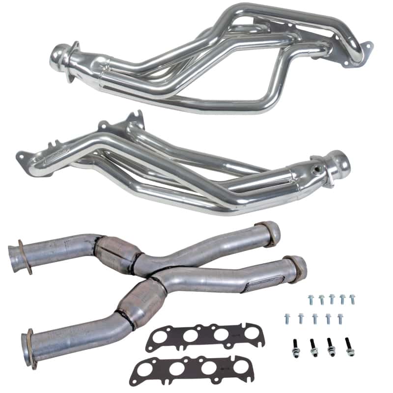 BBK — BBK 86-04 Ford Mustang Coyote Swap 1-3/4in Headers w/High Flow Catted X-Pipe (Silver Ceramic)
Exhaust Header
Exhaust Kit - view 1