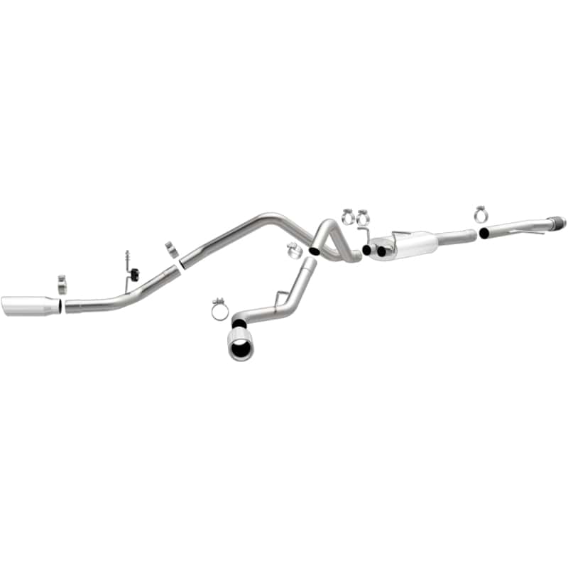 Magnaflow — Magnaflow 14 Chev Silverado V8 5.3L CC/EC Cab Dual Split Behind Rear Tires Exit SS Cat Back Perf Exh
Cat-Back - view 2