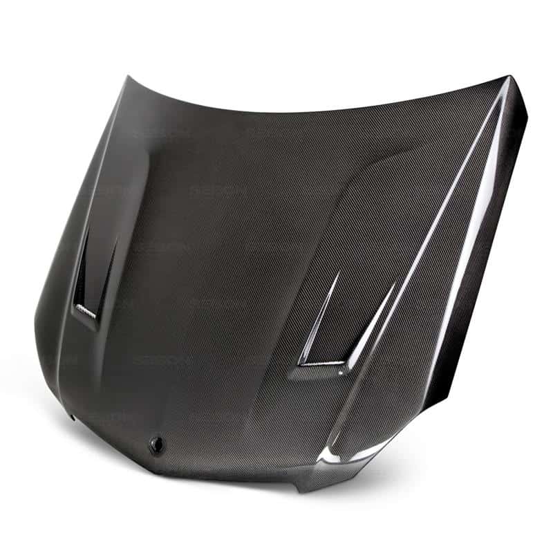 Seibon — Seibon 12-14 Mercedes Benz C63 GT-Style Carbon Fiber Hood - view 8