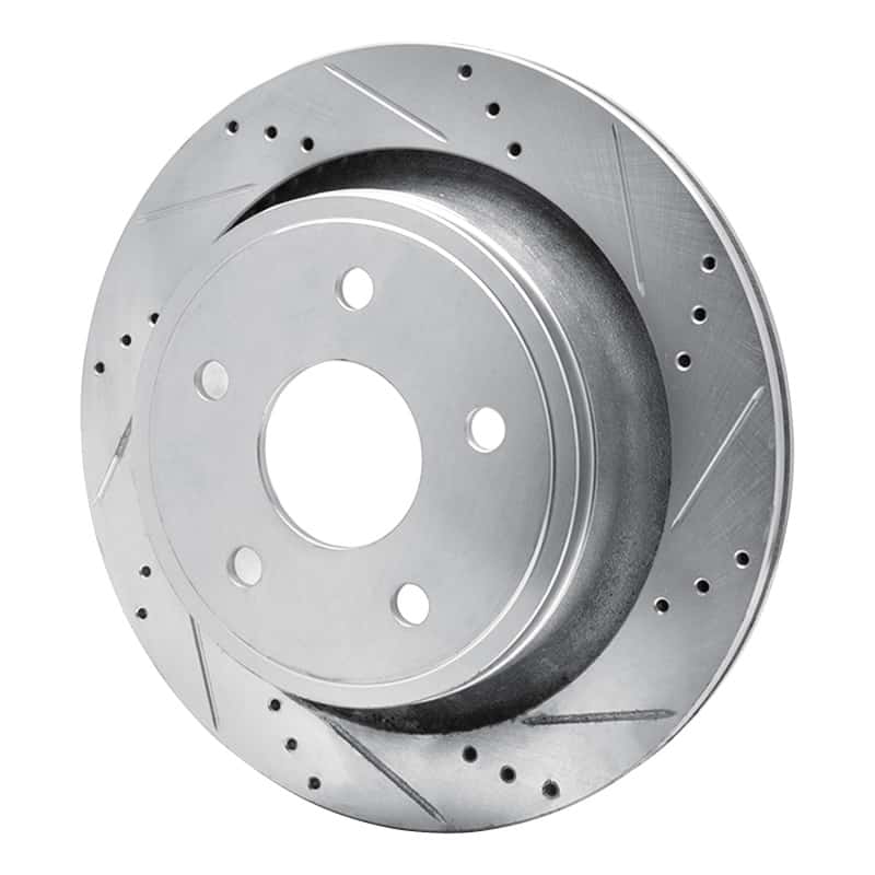 R1 Concepts — R1 02-24 Chrysler ASPEN Rear Right Drilled & Slotted Silver Brake Rotor
R1 Brake Rotor Drill - view 2