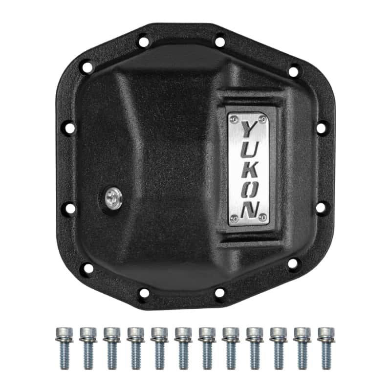 Yukon Gear & Axle — Yukon Gear Hardcore Front Nodular Iron Cover for Jeep Wrangler JL Dana 44/210mm
Differential cover - view 1