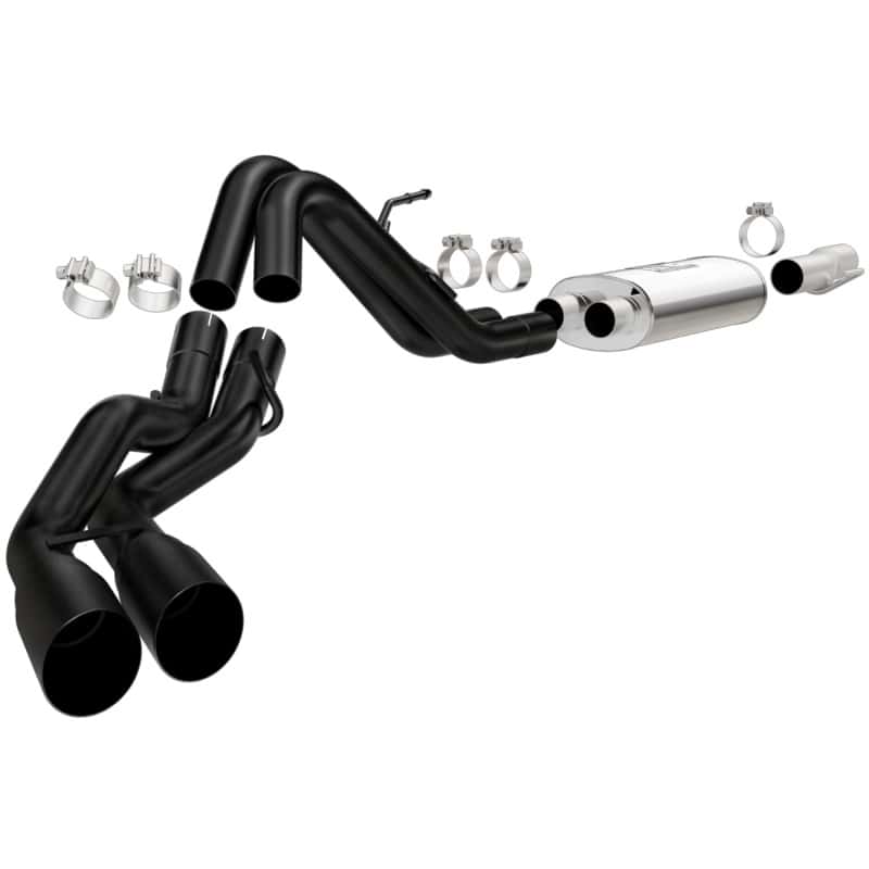 Magnaflow — MagnaFlow SYS Cat-Back 10-14 Ford Raptor 6.2L V8 2.5/3in Black Dual Same Side Exit Rear 3.5 Tips
Cat-Back - view 7