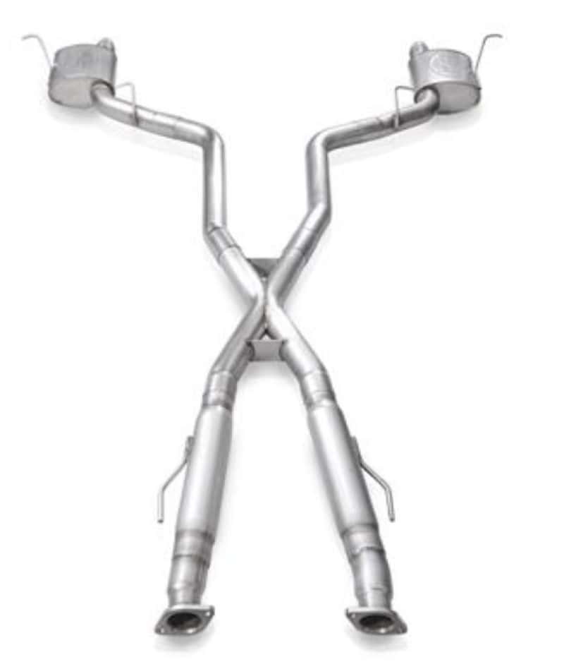 Stainless Works — Stainless Works 11-20 Jeep Grand Cherokee 5.7L 3in Legend Catback Exhaust w/X-Pipe (Uses OEM Tips)
Exhaust System - view 2