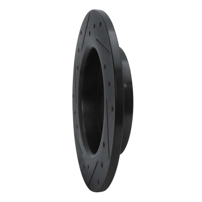 R1 Concepts — R1 04-13 Mazda 3 Rear Right Drilled & Slotted Black Brake Rotor
R1 Brake Rotor Drill - view 4