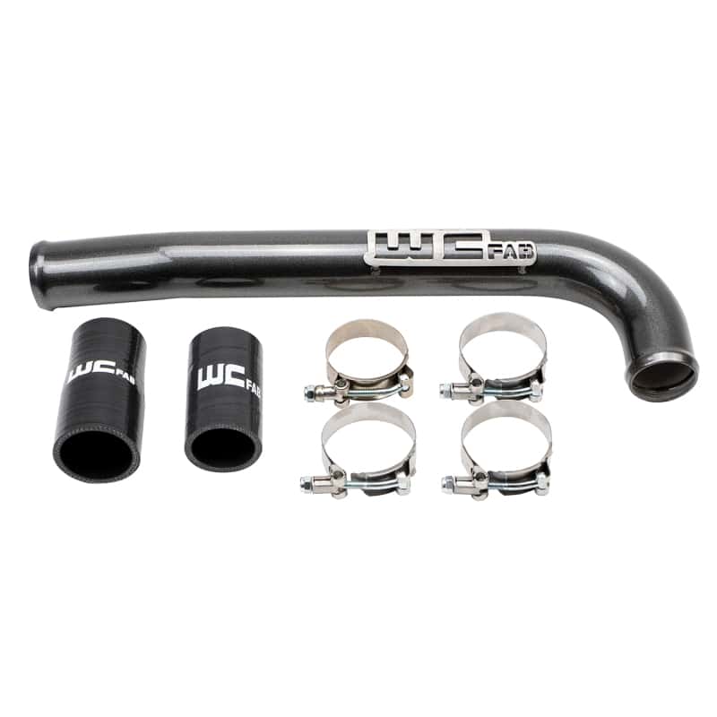 Wehrli — Wehrli 03-09 Dodge Cummins Upper Coolant Pipe - Bengal Silver
Clnt pipe 03-09 BS - view 1