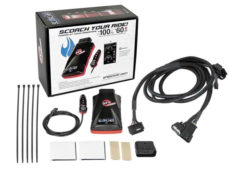 aFe — aFe Scorcher Blue Module 22-24 Toyota Tundra / 23-24 Sequoia V6-3.4L (tt)
Power Module - view 2