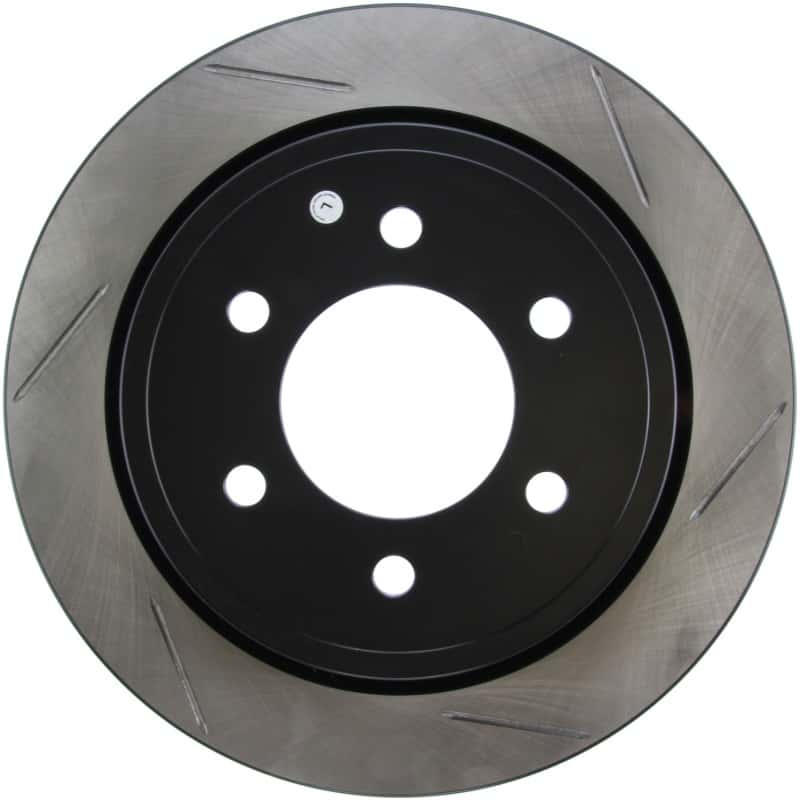 Stoptech — StopTech 12-19 Ford F-150 (w/Manual Parking Brake) Slotted Sport Brake Rotor
StopTech Slotted Sport Brake Rotor
Sport Slotted Rotor - view 1