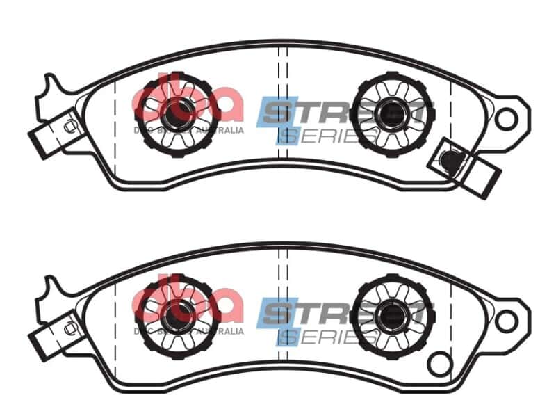 DBA — DBA 85-92 Chevrolet Camaro (w/Performance Package) Front Street Series Brake Pads
Brake Pad - view 2