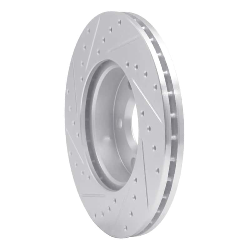 R1 Concepts — R1 96-00 Volkswagen EuroVan Front Right Drilled & Slotted Silver Brake Rotor
R1 Brake Rotor Drill - view 4