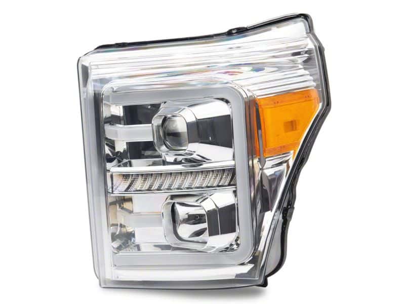Raxiom — Raxiom 11-16 Ford F-250 Super Duty LED Projector Headlights - Chrome Housing (Clear Lens)
Headlights - view 11