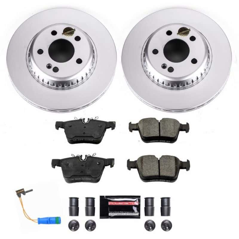 PowerStop — Power Stop 2018 Mercedes-Benz C350e Rear Z23 Evolution Sport Coated Brake Kit - view 1