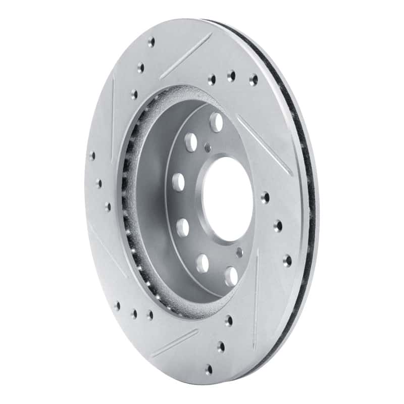 R1 Concepts — R1 91-95 Toyota MR2 Rear Right Drilled & Slotted Silver Brake Rotor
R1 Brake Rotor Drill - view 4