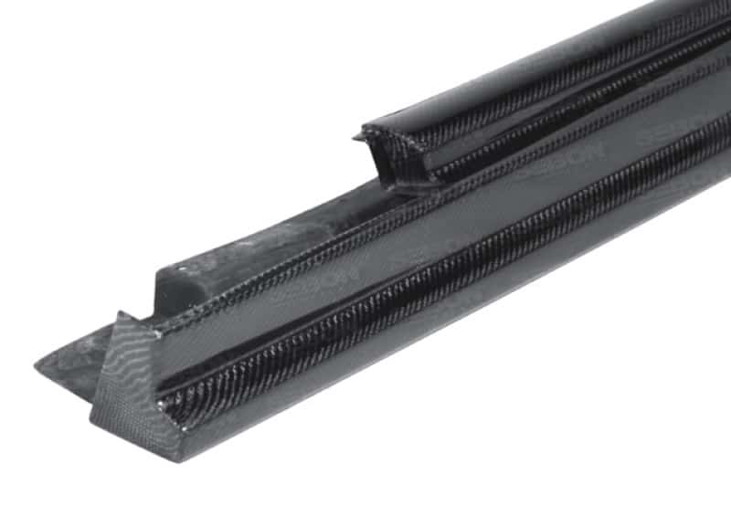 Seibon — Seibon 09-10 Nissan 370Z NS Carbon Fiber Side Skirts - view 3