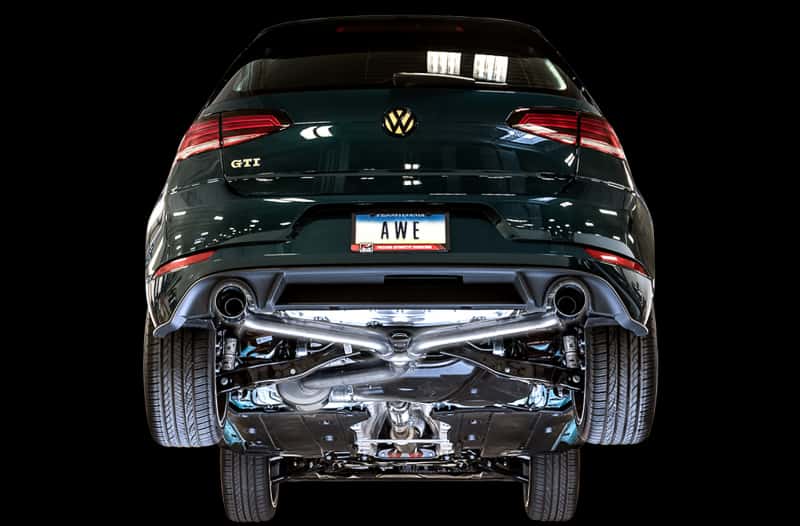 AWE Tuning — AWE Tuning Volkswagen GTI MK7.5 2.0T Touring Edition Exhaust w/Chrome Silver Tips 102mm
Touring Exhaust - view 2