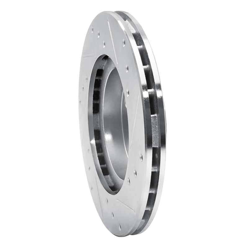 R1 Concepts — R1 87-92 Geo Prizm Front Left Drilled & Slotted Silver Brake Rotor
R1 Brake Rotor Drill - view 4