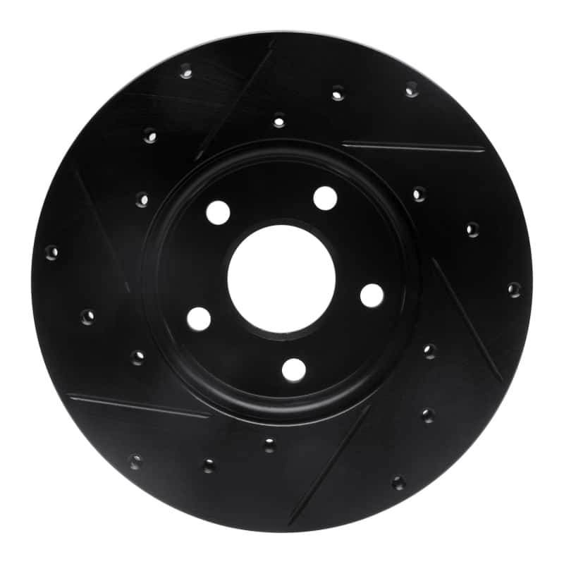 R1 Concepts — R1 12-18 Ford C-MAX Front Right Drilled & Slotted Black Brake Rotor
R1 Brake Rotor Drill - view 5