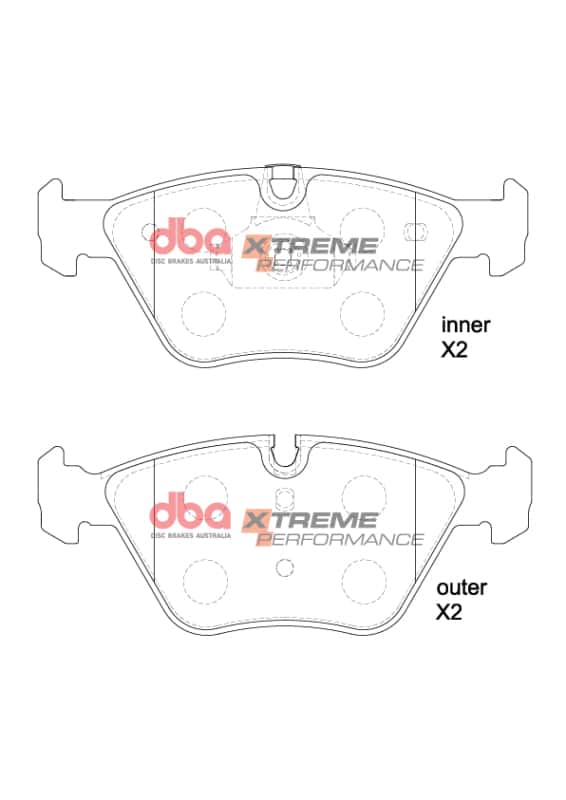 DBA — DBA 01-06 BMW 330i (E46) XP Performance Front Brake Pads
Brake Rotor - view 2