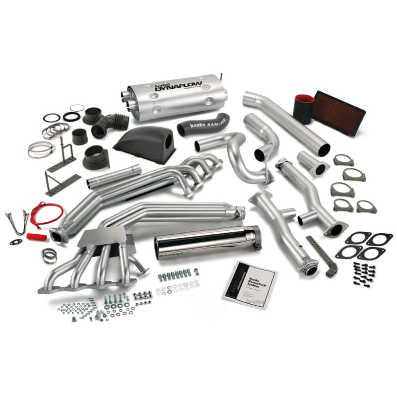 Banks Power — Banks Power 01-03 GM 8.1 Mh - W20/22 (L-Exit) PowerPack System
Power/Efficiency Sys - view 2
