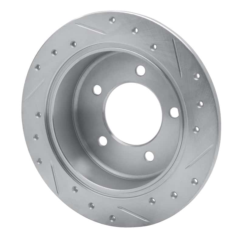 R1 Concepts — R1 07-17 Chrysler 200 Rear Left Drilled & Slotted Silver Brake Rotor
R1 Brake Rotor Drill - view 4