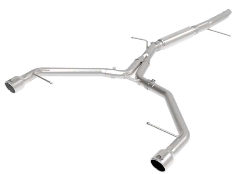 aFe — aFe MACHForce XP 3in-2.5in SS Exhaust Axle-Back 17-19 Audi A4 (B9) L4-2.0L (t) - Polished
Axle-Back Exhaust - view 2