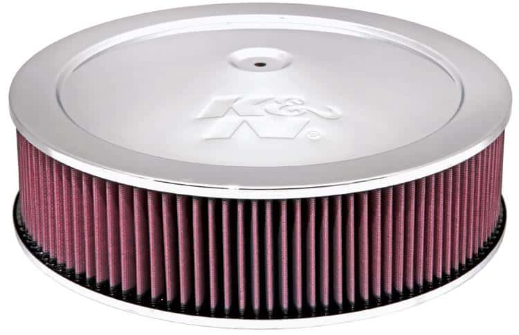 K&N Engineering — K&N 14in Red Custom Air Cleaner Assembly - 5.125in ID x 14in OD x 3.75in H x 1.25in Drop Base
Round Air Filter Ass
Air Filter Assembly - view 2