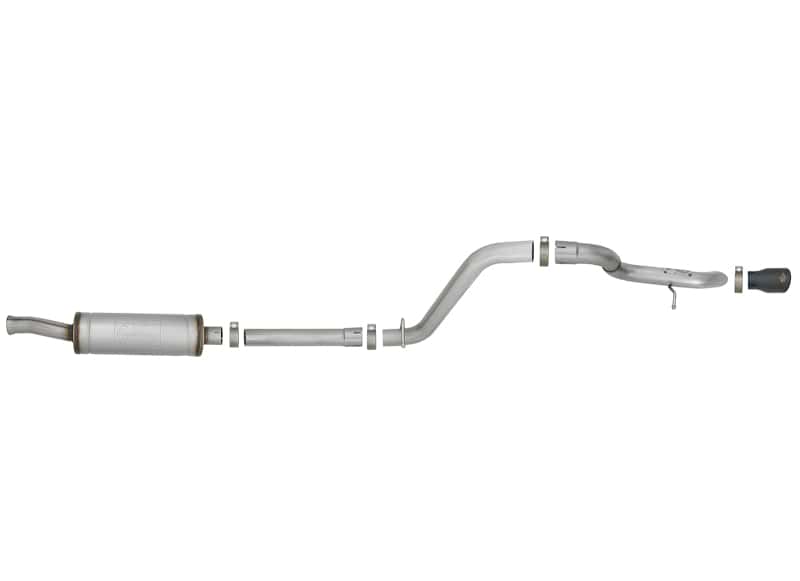 aFe — aFe MACH Force-Xp Axle-Back Hi-Tuck Exhaust System w/Black Tip 18-19 Jeep Wrangler (JL) V6 3.6L
Cat-Back Exhaust - view 4