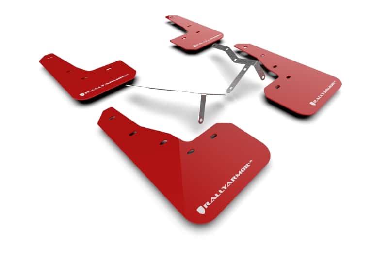 Rally Armor — Rally Armor 22-26 Honda Civic/Civic Si/Sport Red UR Mud Flap w/White Logo
Mud Flap - view 1