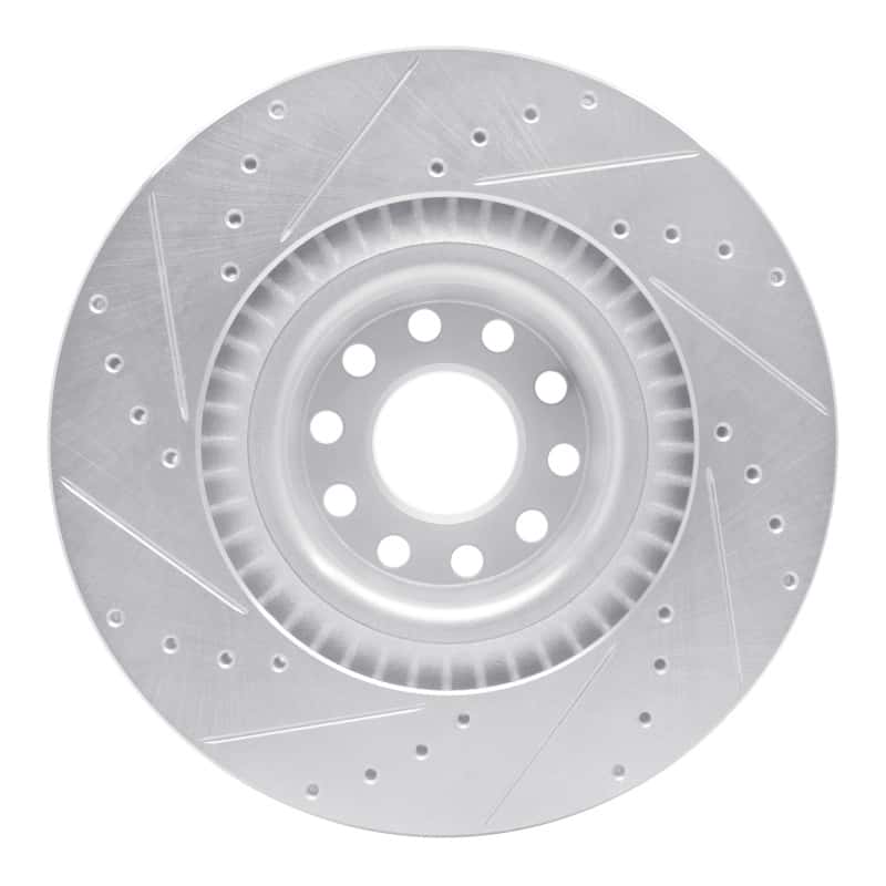 R1 Concepts — R1 01-03 Audi S8 Front Right Drilled & Slotted Silver Brake Rotor
R1 Brake Rotor Drill - view 5