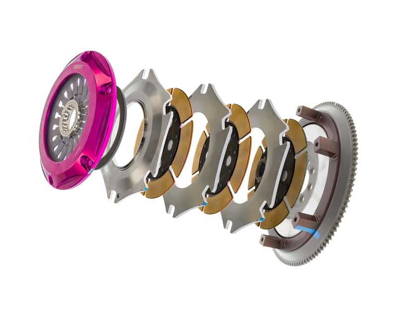 Exedy — Exedy 2008-2015 Mitsubishi Lancer Evolution GSR L4 Hyper Triple Cerametallic Clutch Rigid Disc
Hyper Multi Series
Clutch Kit - view 2