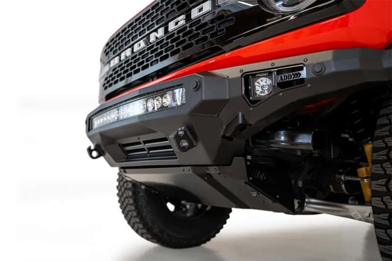 Addictive Desert Designs — Addictive Desert Designs 2021+ Ford Bronco Stealth Fighter Front Bumper w/ Winch Mount
Bumper- Front
Bumpers - view 6