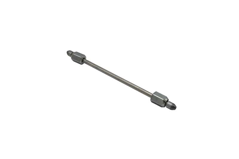 Fleece Performance — Fleece Performance 10in High Pressure Fuel Line (8mm x 3.5mm Line M14x1.5 Nuts) - view 1