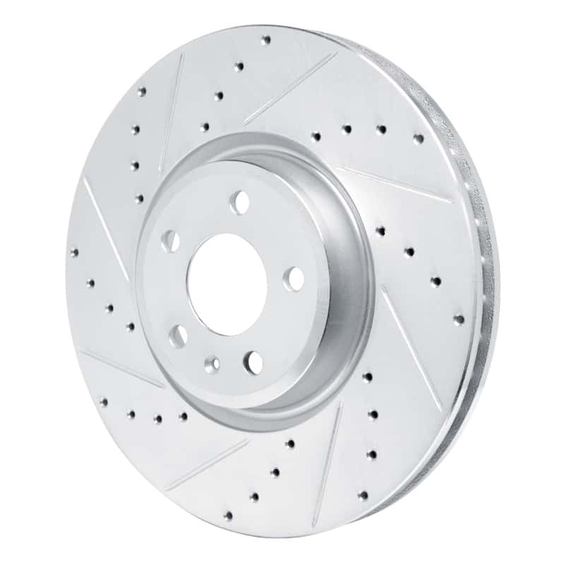 R1 Concepts — R1 18-25 Audi S5 Front Left Drilled & Slotted Silver Brake Rotor
R1 Brake Rotor Drill - view 2