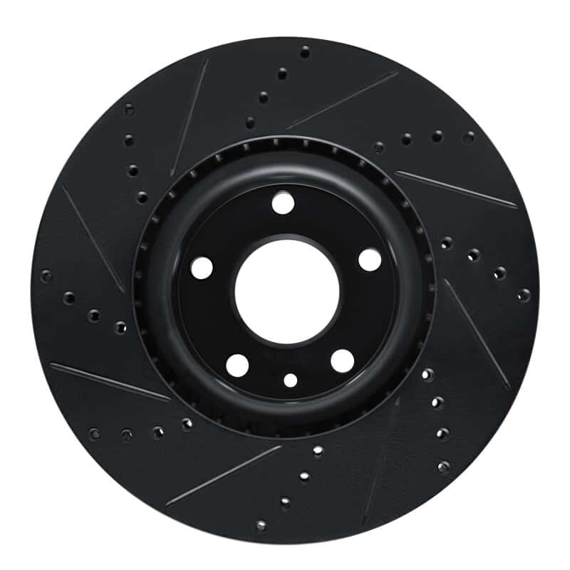 R1 Concepts — R1 14-19 Chevrolet Corvette Front Right Drilled & Slotted Black Brake Rotor
R1 Brake Rotor Drill - view 5