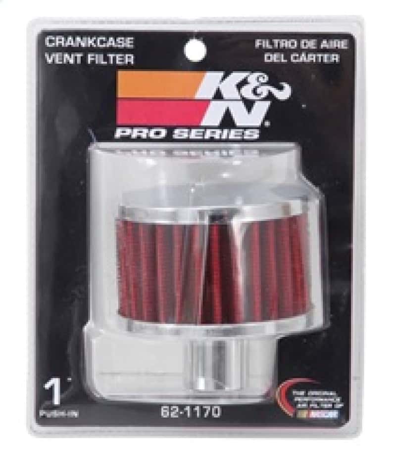 K&N Engineering — K&N Filter 1in Vent  3in Diameter 2in Height
Vent Air Filter/Brea
Vent Air Filter - view 7