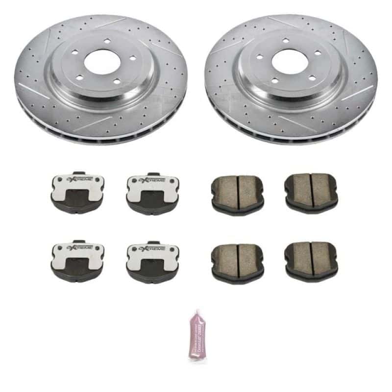 PowerStop — Power Stop 06-13 Chevrolet Corvette Rear Z26 Street Warrior Brake Kit - view 1