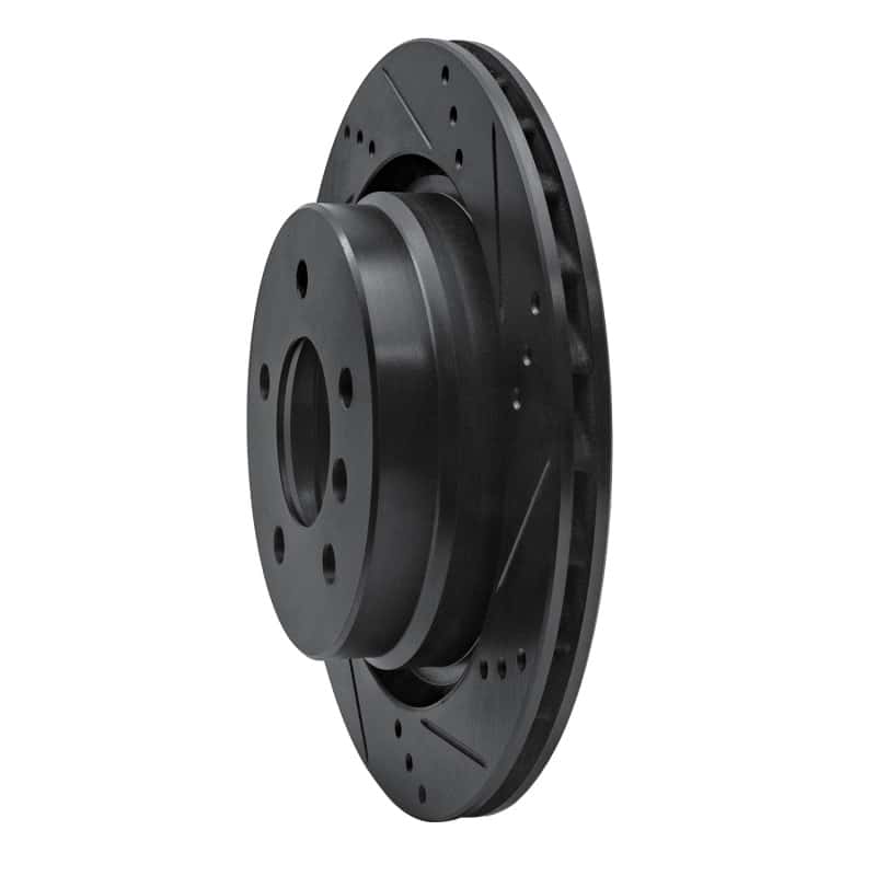 R1 Concepts — R1 95-02 BMW Z3 Left Rear Drilled & Slotted Black Brake Rotor
R1 Brake Rotor Drill - view 2
