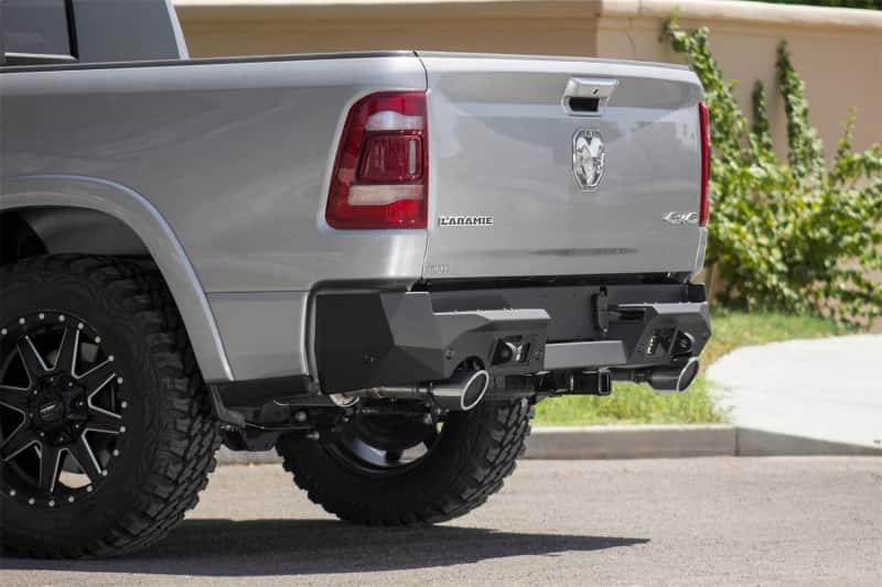 Addictive Desert Designs — Addictive Desert Designs 2019 Ram 1500 Hammer Stealth Fighter Rear Bumper w/ 6 Sensor Cutouts
Bumper- Rear
Bumpers - view 1