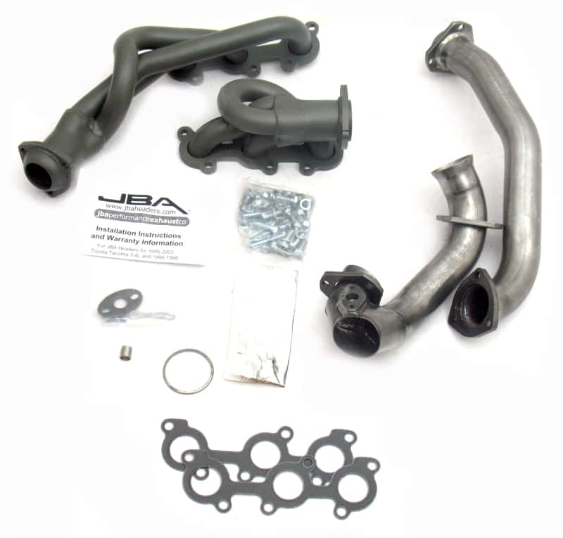 JBA — JBA 01-04 Toyota 3.4L V6 w/o EGR 1-1/2in Primary Ti Ctd Cat4Ward Header
Exhaust Header - view 1