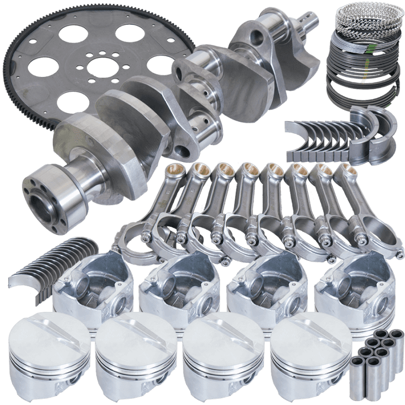 Eagle — Eagle Chevy 350 1Pc 3.750in Crank 5.700in I-Beam Rods 4.060in Pistons 153 Tooth FP Balanced Assembly
Bal Str & Strip Assy - view 1