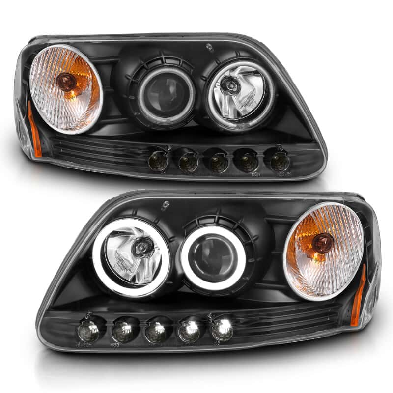 ANZO — ANZO 1997-2003 Ford F-150 Projector Headlights w/ Halo Black (CCFL)
Head Light Set
HdLtSet - view 2