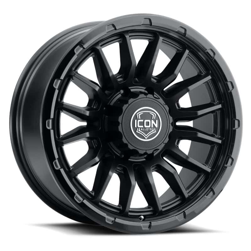 ICON — ICON Alloys Cajon 20x9 / 8x180 / 12mm / 5.5in BS Double Black Wheel
WHEEL - view 1